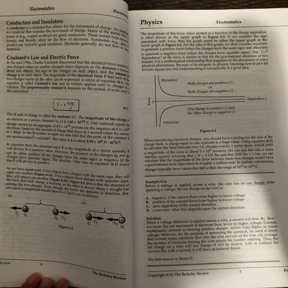 The Berkeley Review (TBR) MCAT Prep Physics Parts II - New edition - Picture 4 of 6
